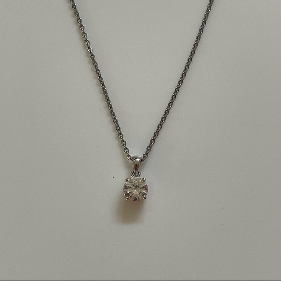 Jewelry - Beautiful 925 pendant on a stainless steel chain 20” Delicate and elegant silver